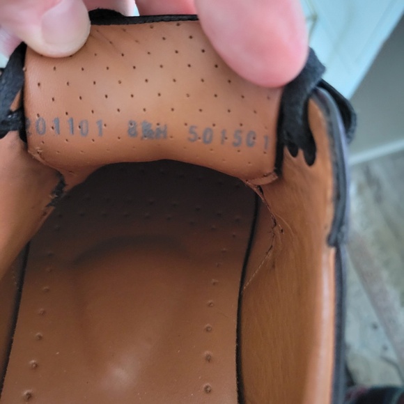 Weber Schuh - Plain Toe Blucher Black Derby Shoes US Men's size 8.5 - Picture 6 of 6